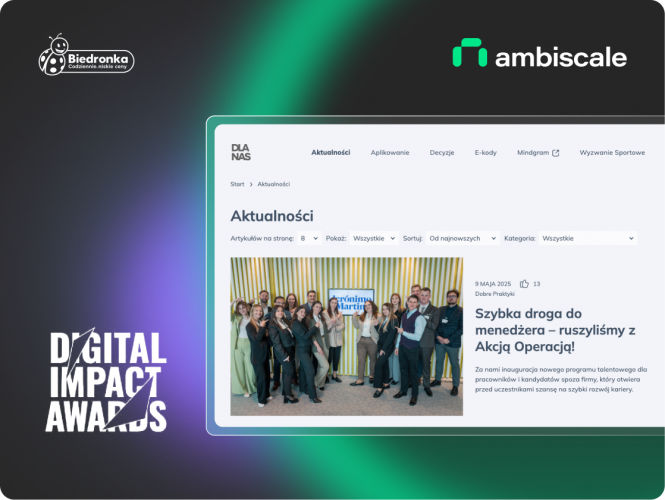 Jeronimo Martins: intranet for Biedronka – Poland’s largest retail chain with 3,283 stores and almost 80,000 employees screenshot 2