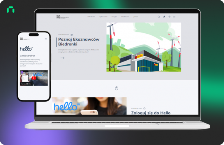 Jeronimo Martins: intranet for Biedronka – Poland’s largest retail chain with 3,283 stores and almost 80,000 employees screenshot 3