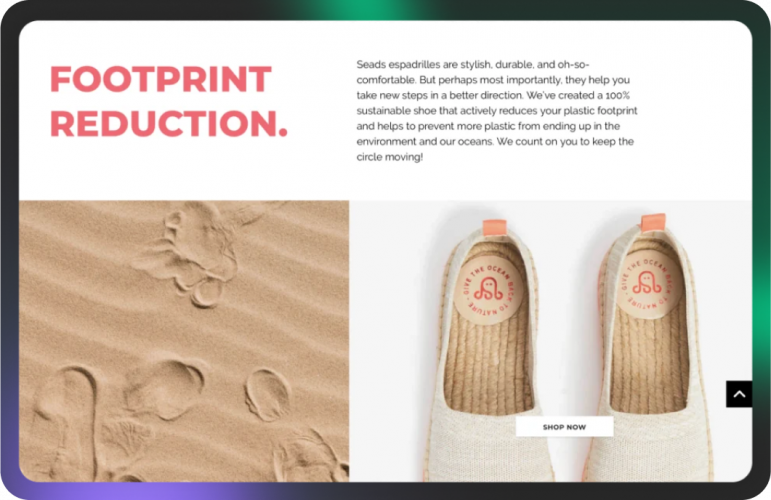 SEADS – Promoting sustainable fashion through lean Shopify implementation screenshot 3