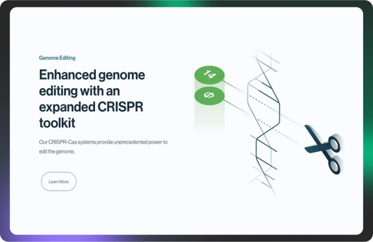 Mammoth Biosciences – a fast and modern WordPress website for a biotech company screenshot 1