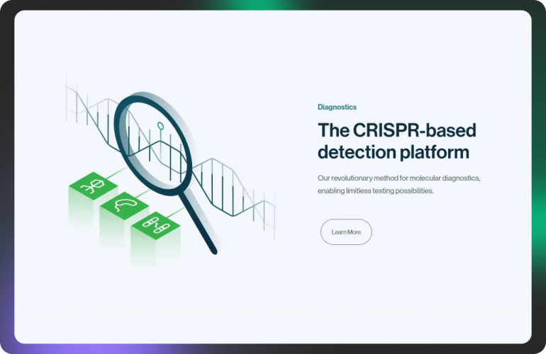 Mammoth Biosciences – a fast and modern WordPress website for a biotech company screenshot 2
