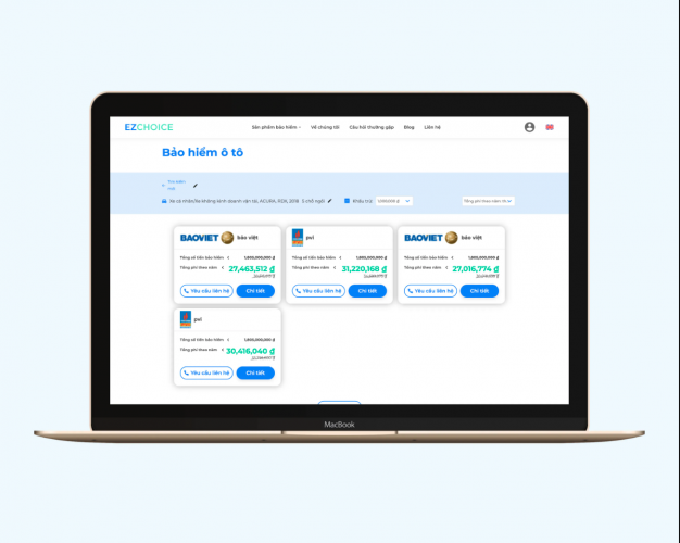 EzChoice | FinTech | Insurances | Vietnam 🇻🇳 screenshot 1