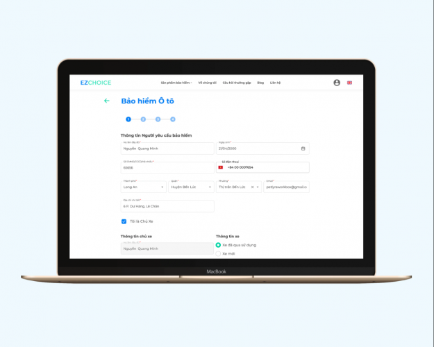 EzChoice | FinTech | Insurances | Vietnam 🇻🇳 screenshot 2