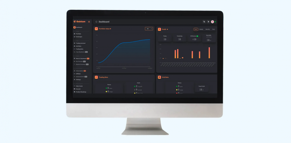 GAINIUM | Blockchain | FinTech | Trading | Singapore 🇸🇬 screenshot 1