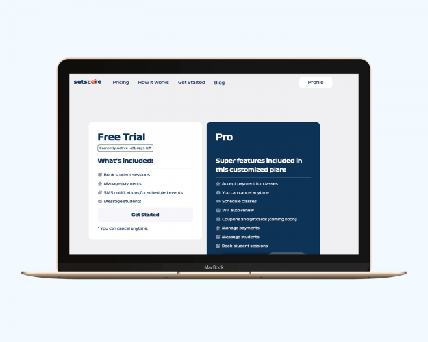 SetScore | Sport | EdTech | USA 🇺🇸 screenshot 1