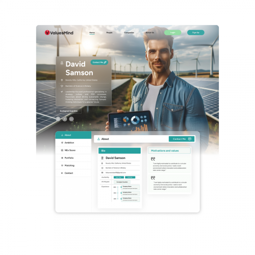 ValuesMind UX/UI Design screenshot 2