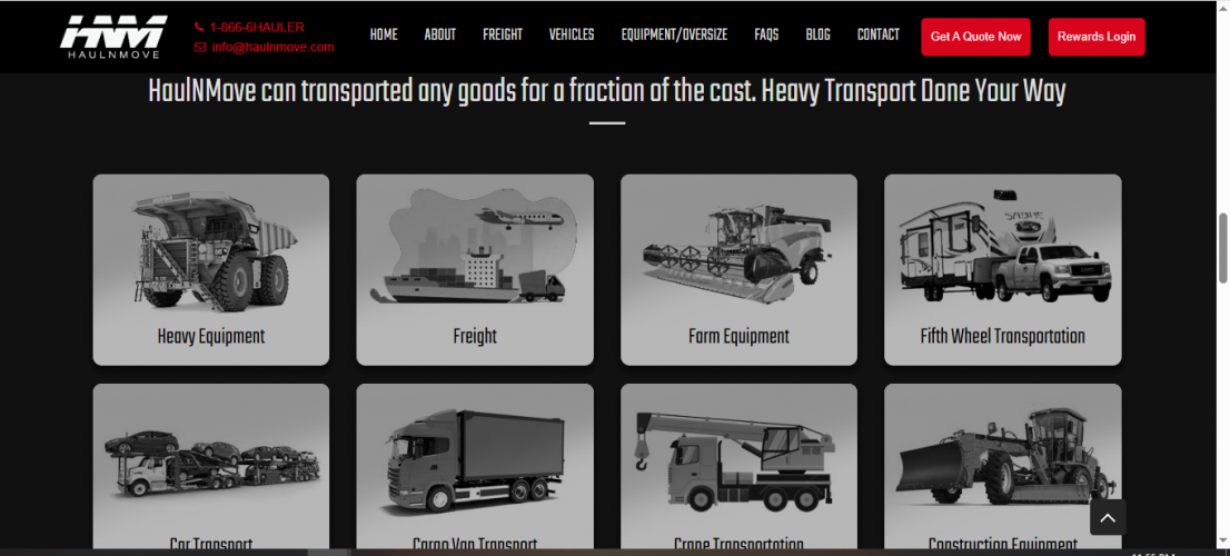Haulnmove screenshot 1
