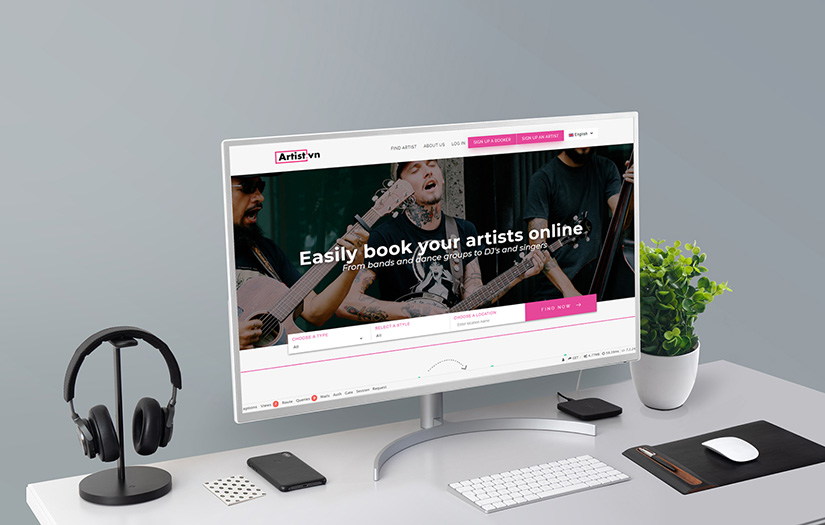 Artist.vn Booking Platform screenshot 1