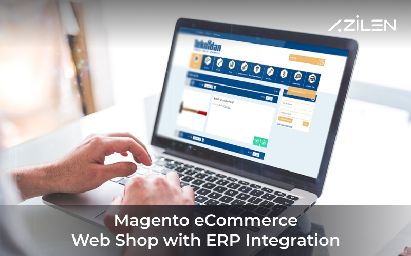 Magento eCommerce Web Shop with ERP Integration screenshot 1