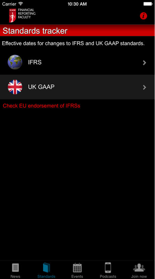 ICAEW Financial Reporting Faculty screenshot 2