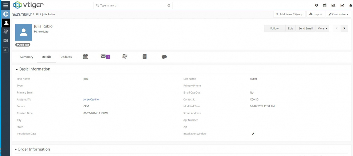  Vtiger installation and configuration  screenshot 3