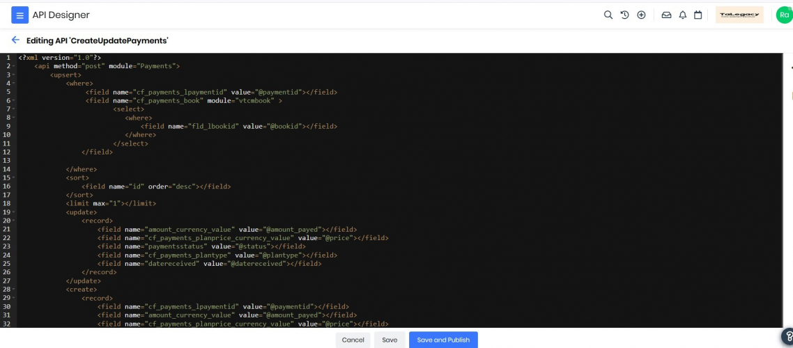 Cloud vTiger crm integration with laravel website screenshot 1