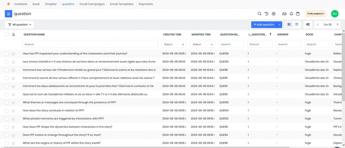Cloud vTiger crm integration with laravel website screenshot 2