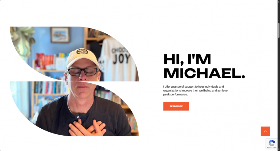 Michael Obrien Personal website screenshot 1