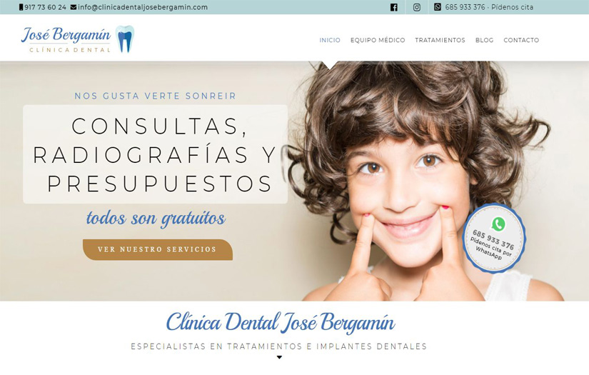 BERGAMIN: Clinica Dental screenshot 1