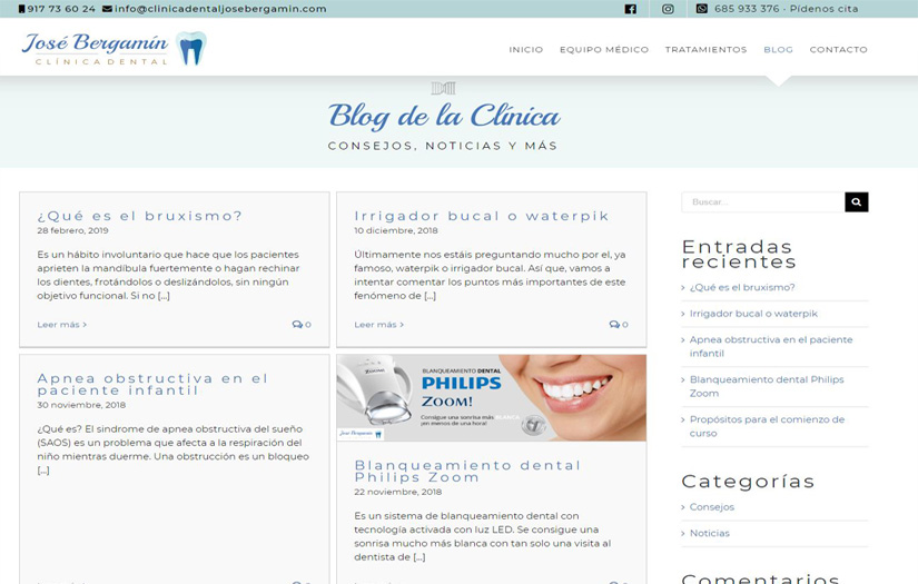 BERGAMIN: Clinica Dental screenshot 2