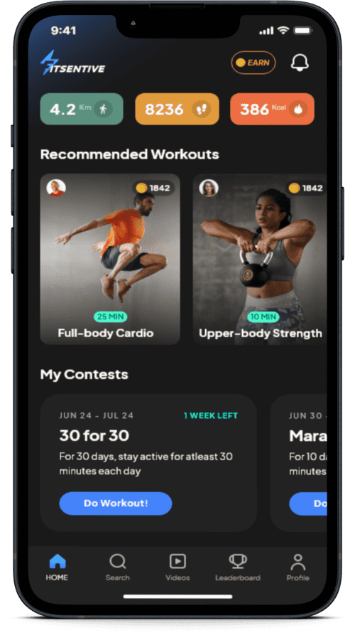 Fitsentive - The perfect workout partner screenshot 3