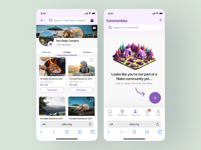 UI/UX Mobile App Design for a Camping Community App  screenshot 3