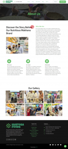 Built a Global E-Commerce Site for Gustosa Foods screenshot 2