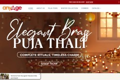 Anyage: Shopify Store Development for Puja Items and Brass Decor, Shipping to 28 Countries