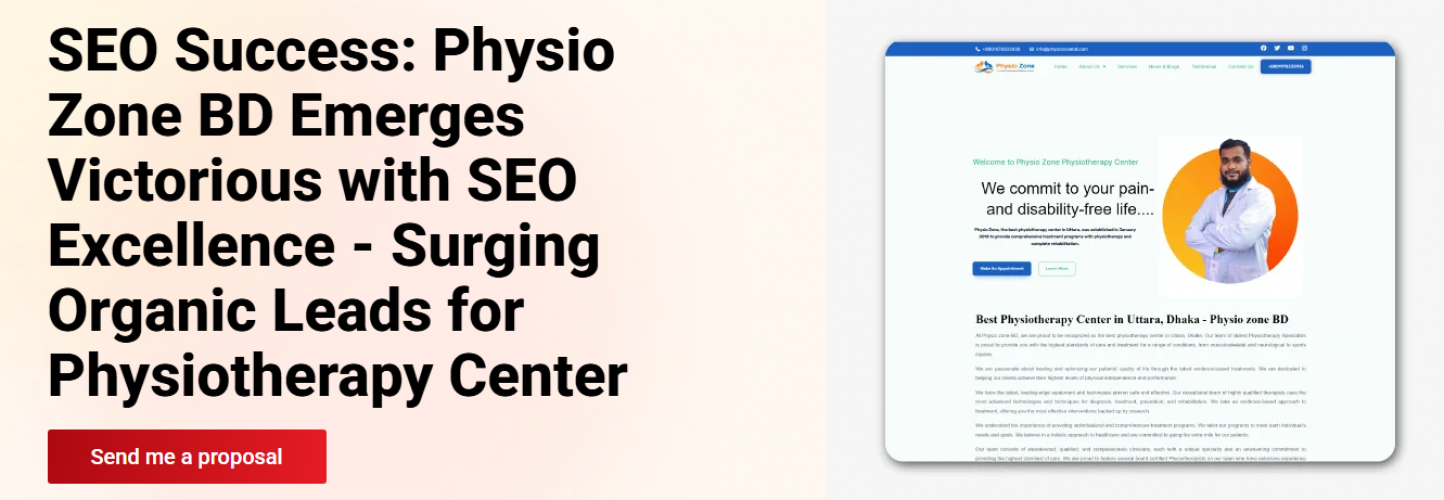 Local SEO Growth for Physio Zone B screenshot 1