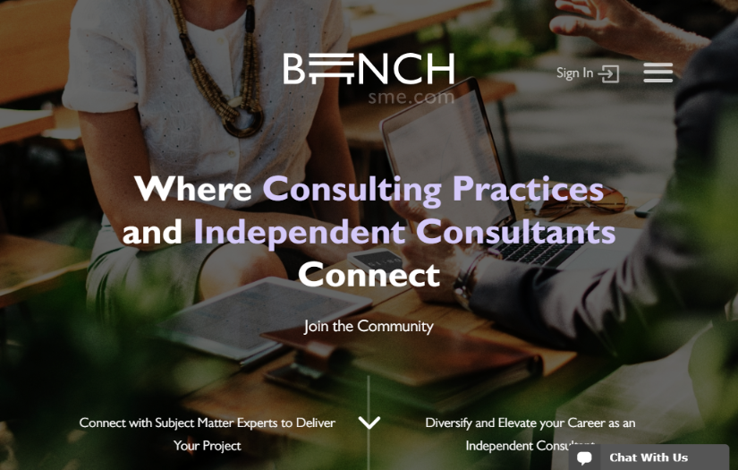 Bench SME screenshot 1