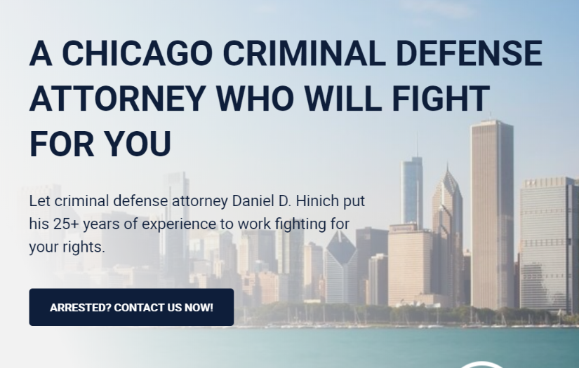 The Law Office of Daniel Hinich screenshot 1