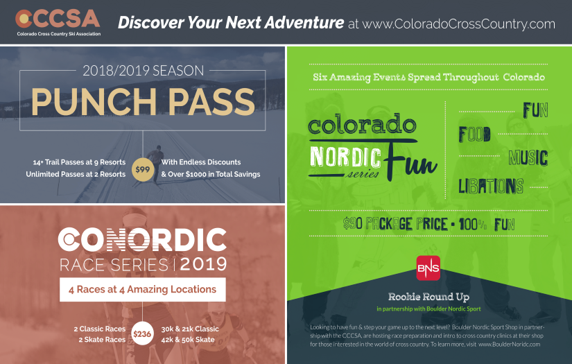 Colorado Cross Country Ski Association screenshot 1