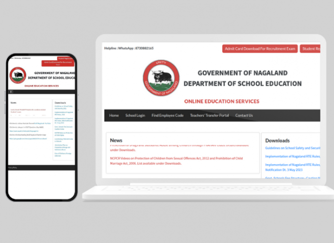 Nagaland School Management System Development screenshot 1