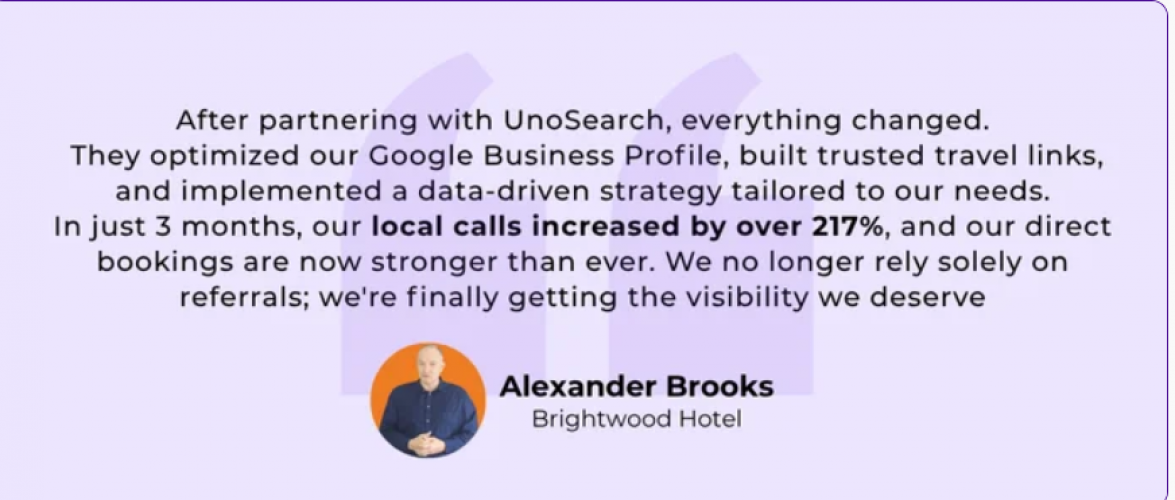 Brightwood Hotel – Local SEO & Google Business Profile Optimization screenshot 1