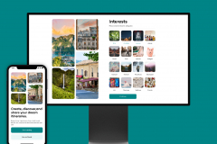 Building a Clickable Prototype for a Travel Planning App