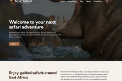 Anvir Safaris Web re-Design