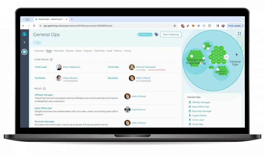 GlassFrog screenshot 1