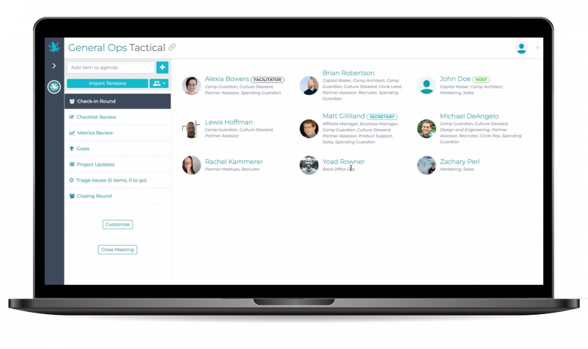 GlassFrog screenshot 2
