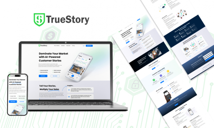   AI Products Website Built with WordPress and Elementor screenshot 1