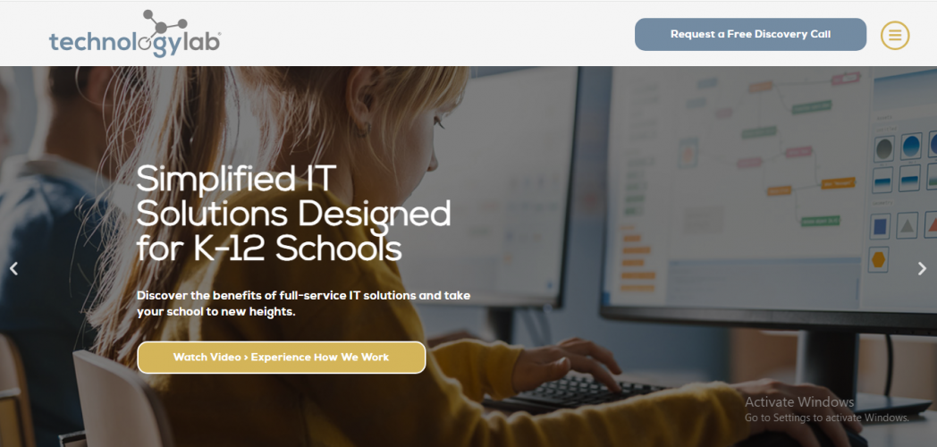 WordPress Website for K2 School developed with WordPress and Elementor. screenshot 2