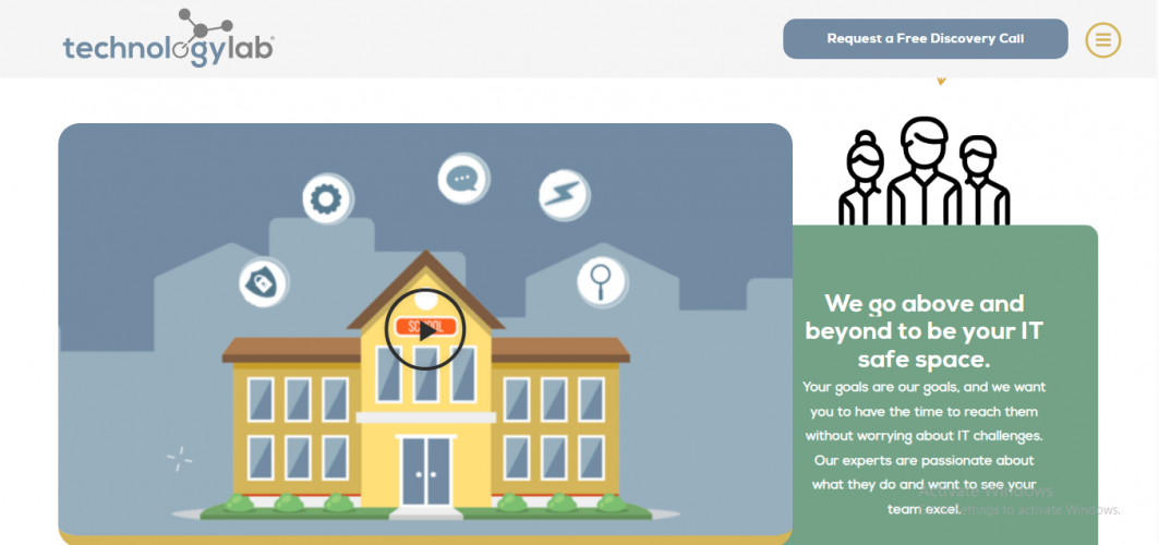 WordPress Website for K2 School developed with WordPress and Elementor. screenshot 1