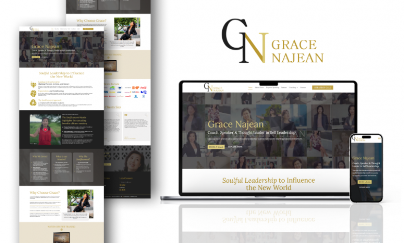 WordPress Coaching Website Development screenshot 1