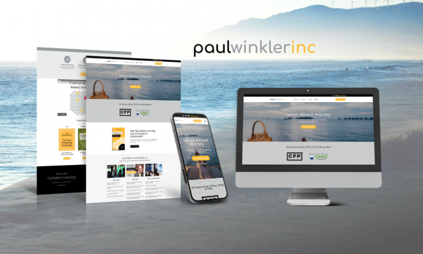 Financial Advisor Website – WordPress Website Development screenshot 1