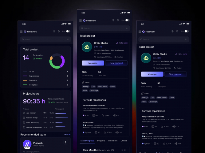 Custom Website Design for Seamless User Experience and Efficient Project Management screenshot 1