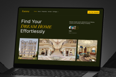 Luxora Real Estate Website Design - Modern UI