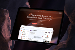 AI-Powered Healthcare Copilot Web Design to Enhance Front Desk Efficiency