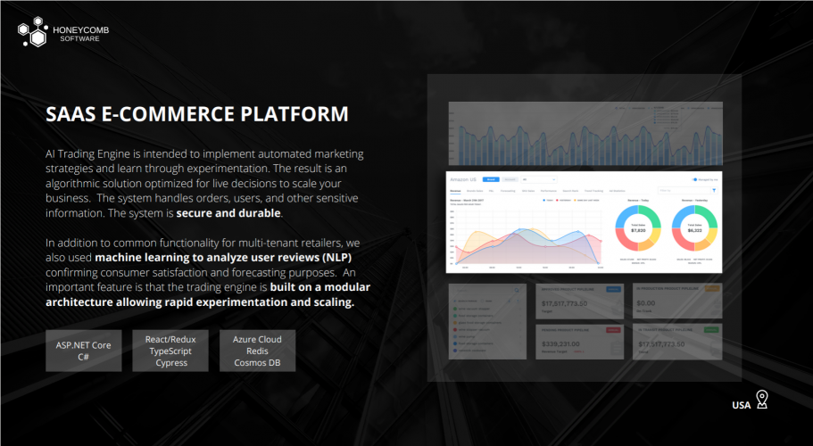 Saas E-commerce Platform screenshot 1