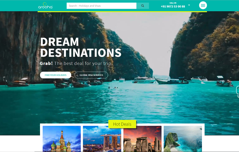 WordPress CMS Website screenshot 1