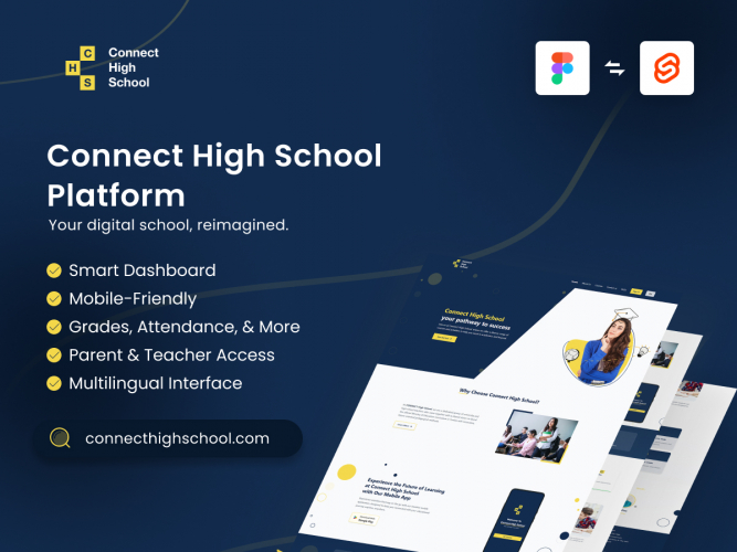 School Management Platform for Connect High School screenshot 1