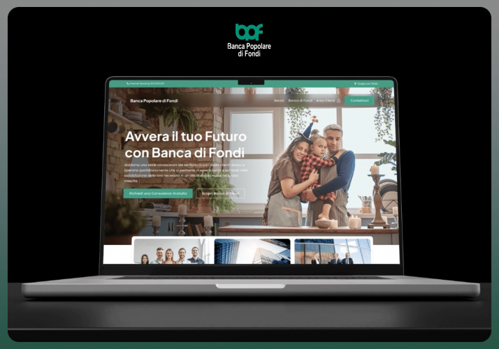 Website Redesign of Banca di Fondi screenshot 1