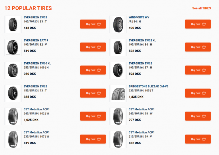 Billigehjul.dk screenshot 3