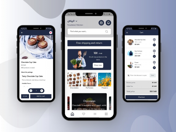 VAZA – Flowers & Gifts E-Commerce screenshot 1