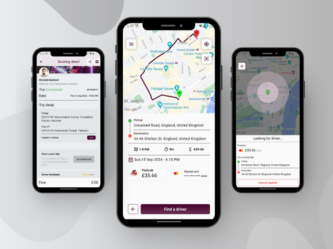 Pedicab London – Ride Booking Platform screenshot 3