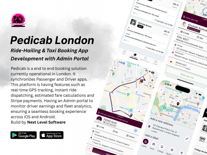 Pedicab London – Ride Booking Platform screenshot 1